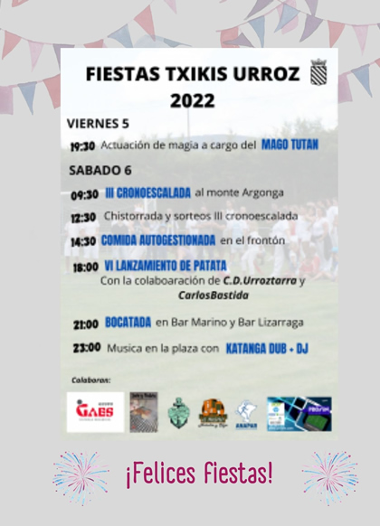 Fiestas Txikis Urroz Villa 2022